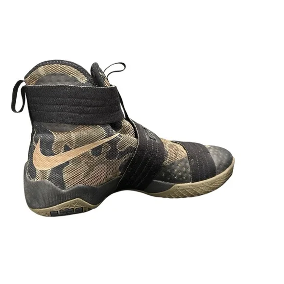 2016 Nike Zoom Lebron Soldier 10 Army Camo 844378-022 Shoes  display picture 2